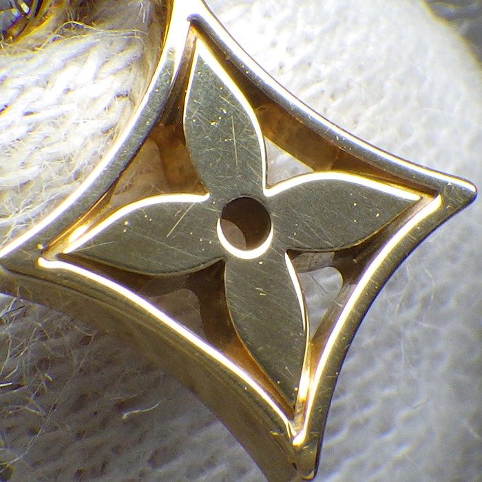 Louis Vuitton Monogram Idylle Star Motif Diamond Earrings - K18YG