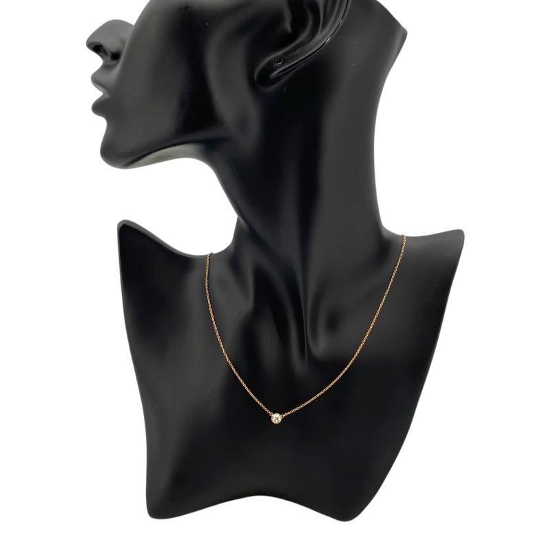 TIFFANY & CO. By the Yard Necklace 0.23ct Diamond in 750PG Gold