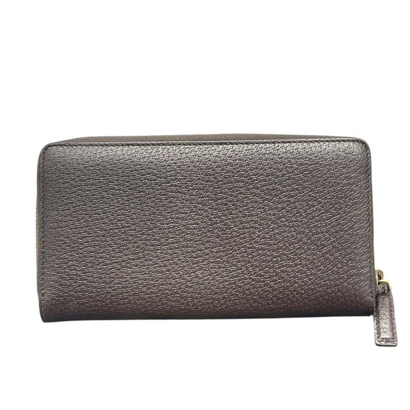 GUCCI GG Marmont Round Zip Wallet - Unisex Leather Luxury Accessory