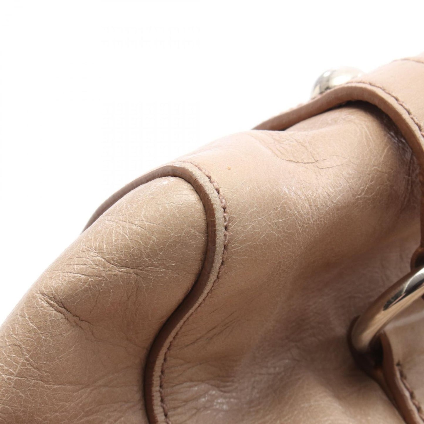 Miu Miu Vitello Lux Beige Leather 2-Way Shoulder Bag