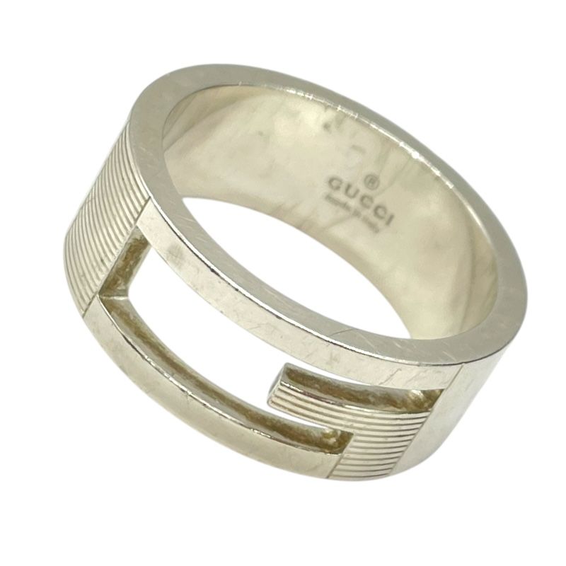 GUCCI G Ring 925 Silver - Exquisite Men's Jewelry