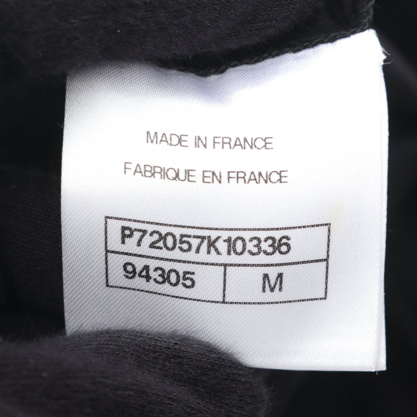 CHANEL Jean Cocteau Coco Mark Cotton T-Shirt - Black - Size M