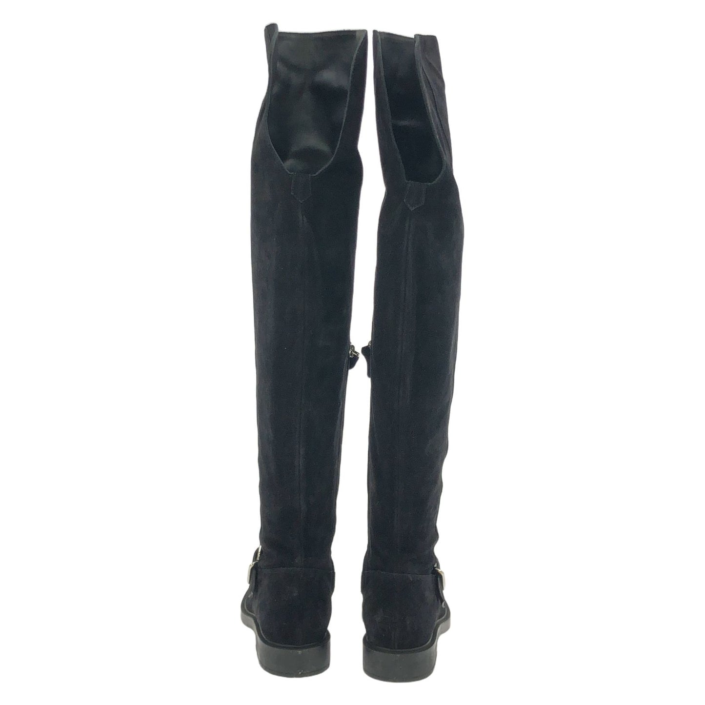 TOD'S Black Suede Long Boots - Timeless Elegance