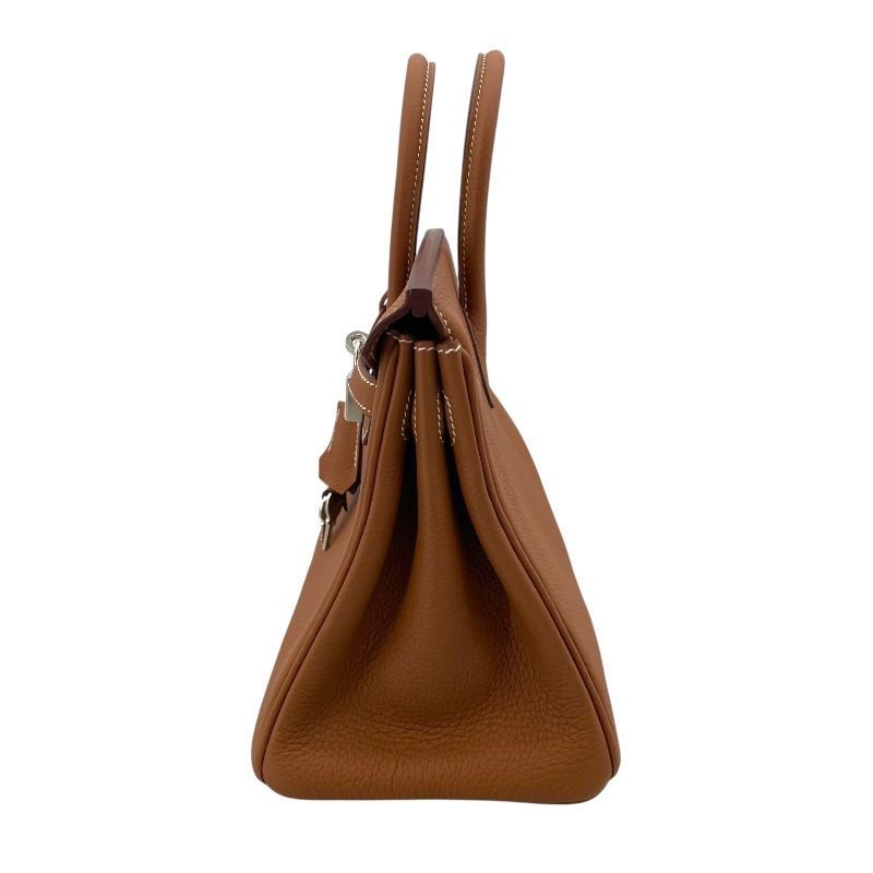 HERMES Birkin 25 K刻 Gold & Silver Hardware Handbag