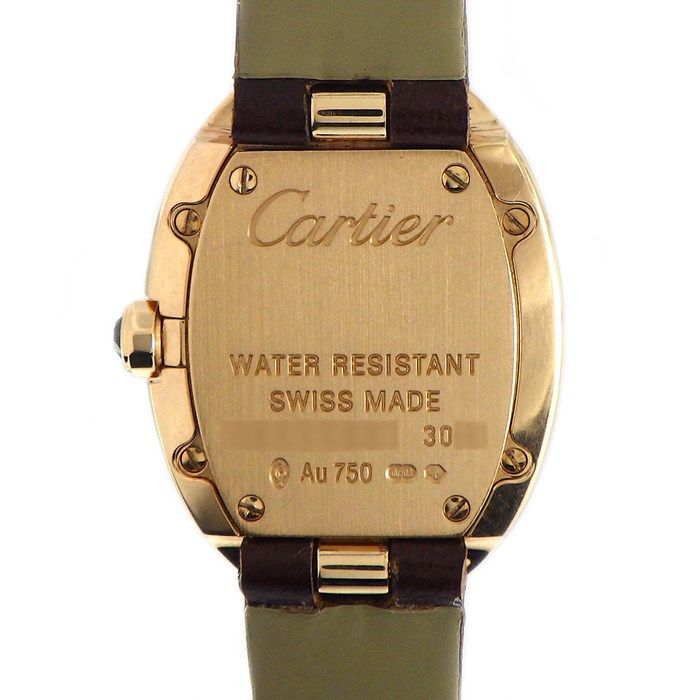 Cartier Baignoire SM W8000007 Oval Watch in 18K Pink Gold