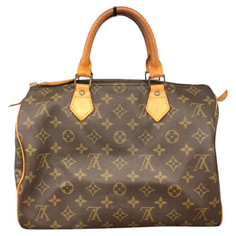 Louis Vuitton Speedy 30 Monogram Canvas Handbag - Brown