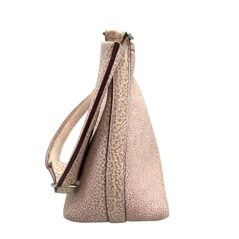 HERMES Berlingot PM Pink Shoulder Bag with Silver Hardware