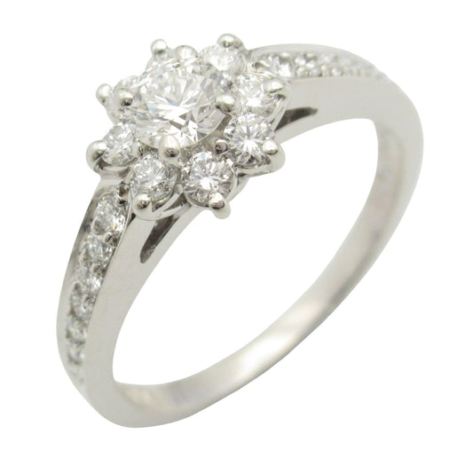 TIFFANY & CO Flora Diamond Ring in Platinum - Size 11.5