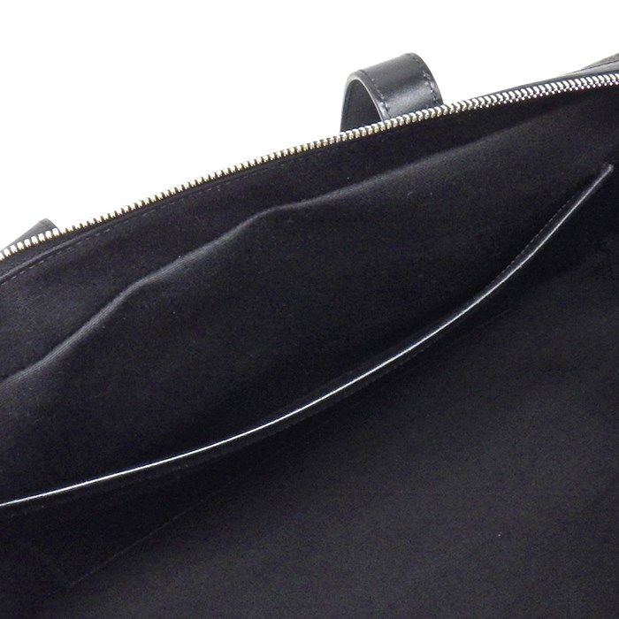 CELINE Black Trionf Canvas Duffle Bag - Timeless Elegance