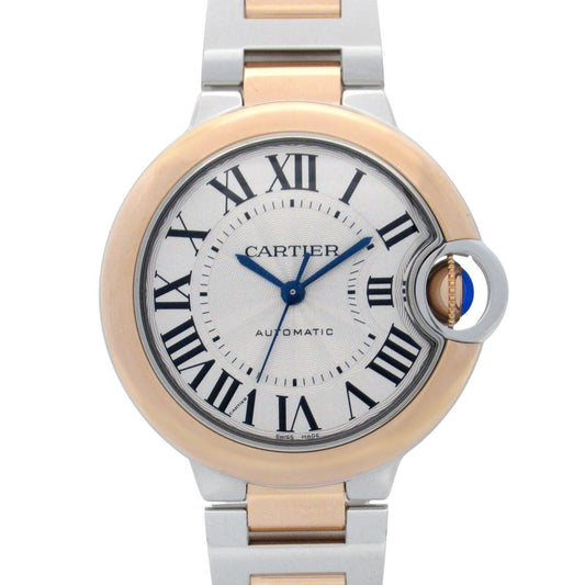Cartier Ballon Bleu W2BB0032 - Exquisite Pink Gold & Stainless Steel Timepiece