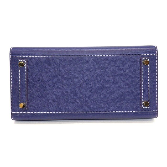 HERMES Birkin 30 Blue Saphir with Gold Hardware - 2021 Edition