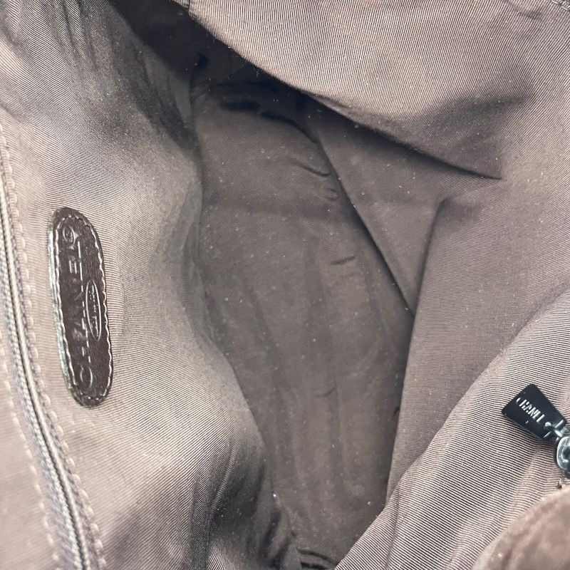 CHANEL Dark Brown Suede Coco Mark Backpack - Timeless Elegance