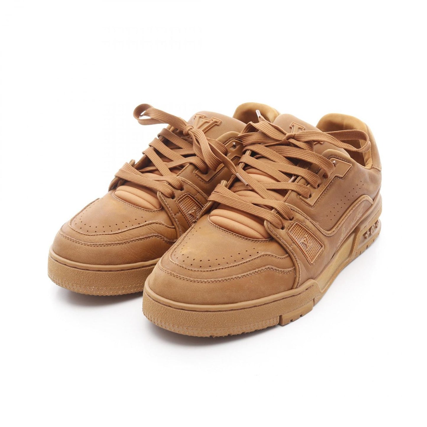 Louis Vuitton LV Trainer Distressed Sneakers - Timeless Elegance