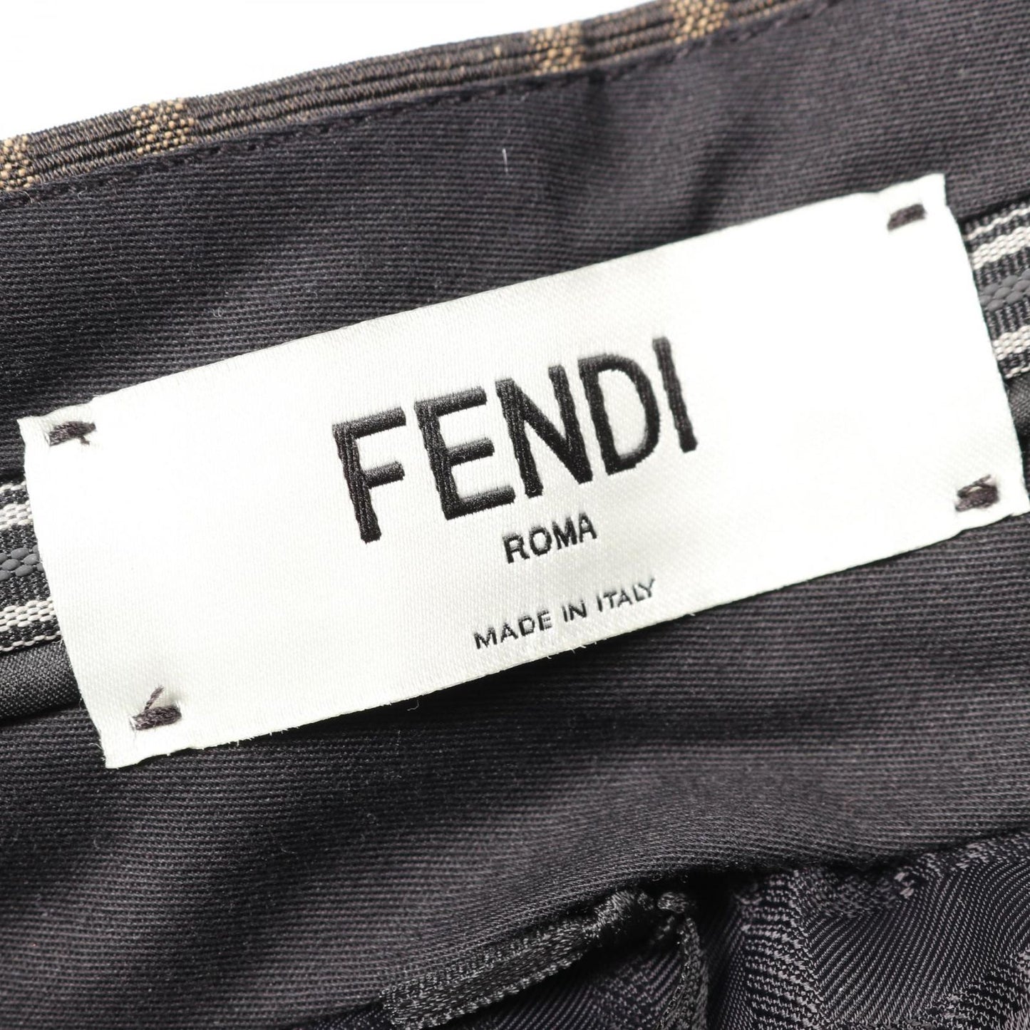 FENDI Zucca Pattern Cotton Skirt - Timeless Elegance