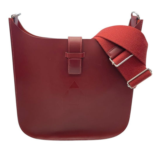HERMES Evelyne PM X Stamp Rouge Ash/SV Hardware Shoulder Bag