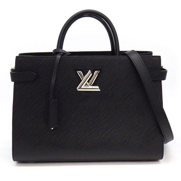 Louis Vuitton Twist Tote Handbag in Noir Epi Leather - M54810