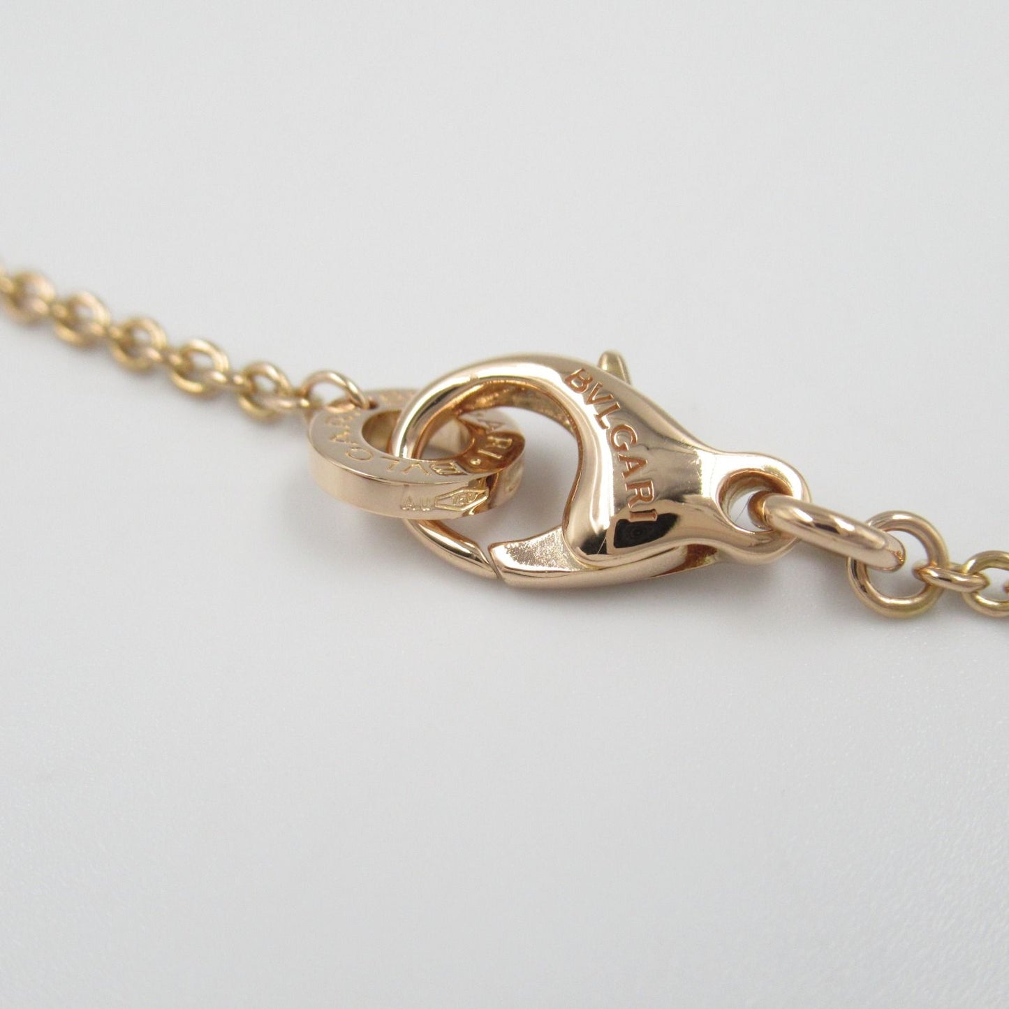 BVLGARI B-zero1 Ceramic Necklace in K18 Pink Gold