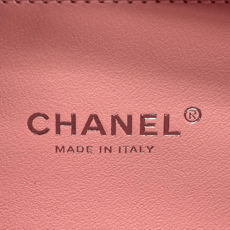 CHANEL CC Fig Leaf Shoulder Bag A93342 - Pink Caviar Skin