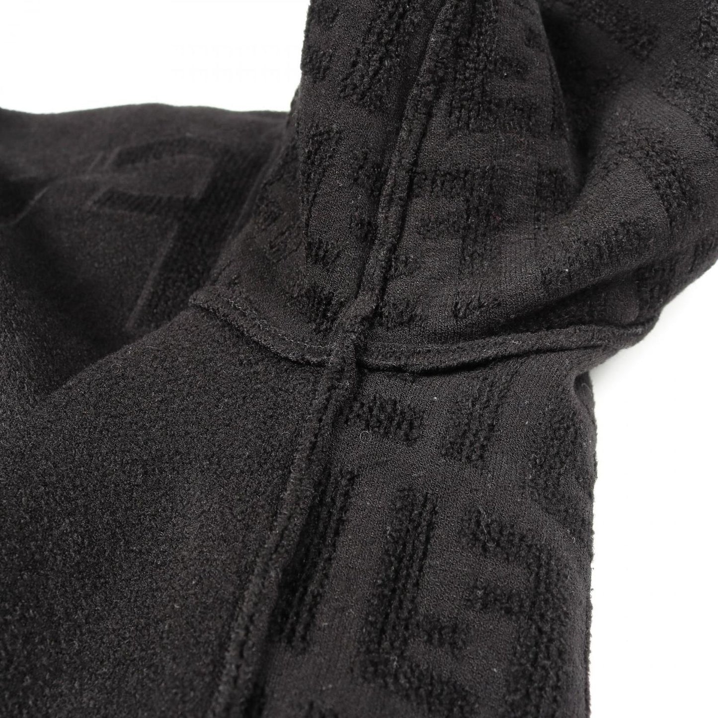 FENDI Black Zucca Knit Turtleneck - Timeless Elegance