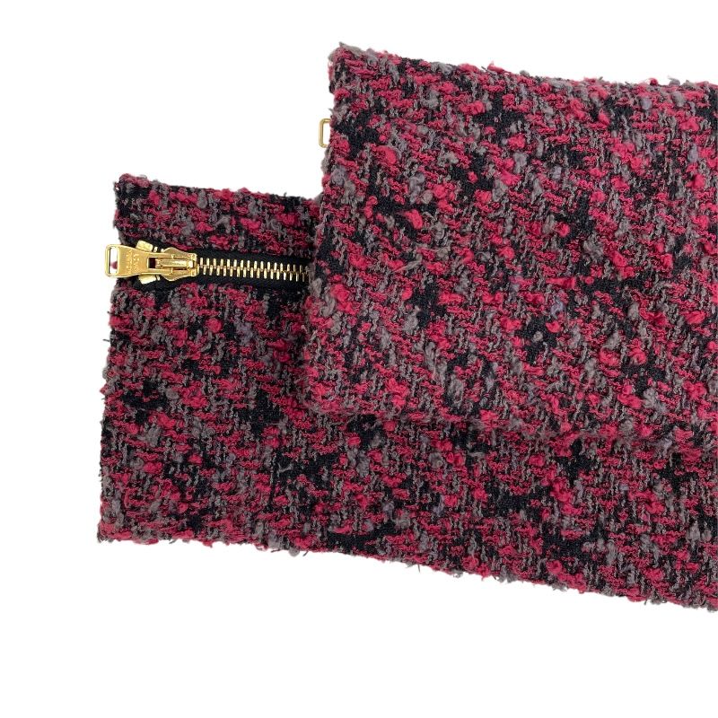 Louis Vuitton Bordeaux Tweed Coat - Exquisite Women's Outerwear