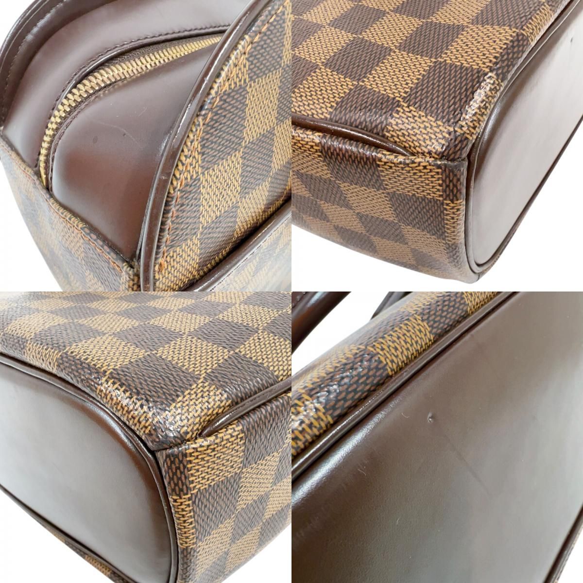 Louis Vuitton Saria Oriental Handbag - Brown Damier with Gold Hardware