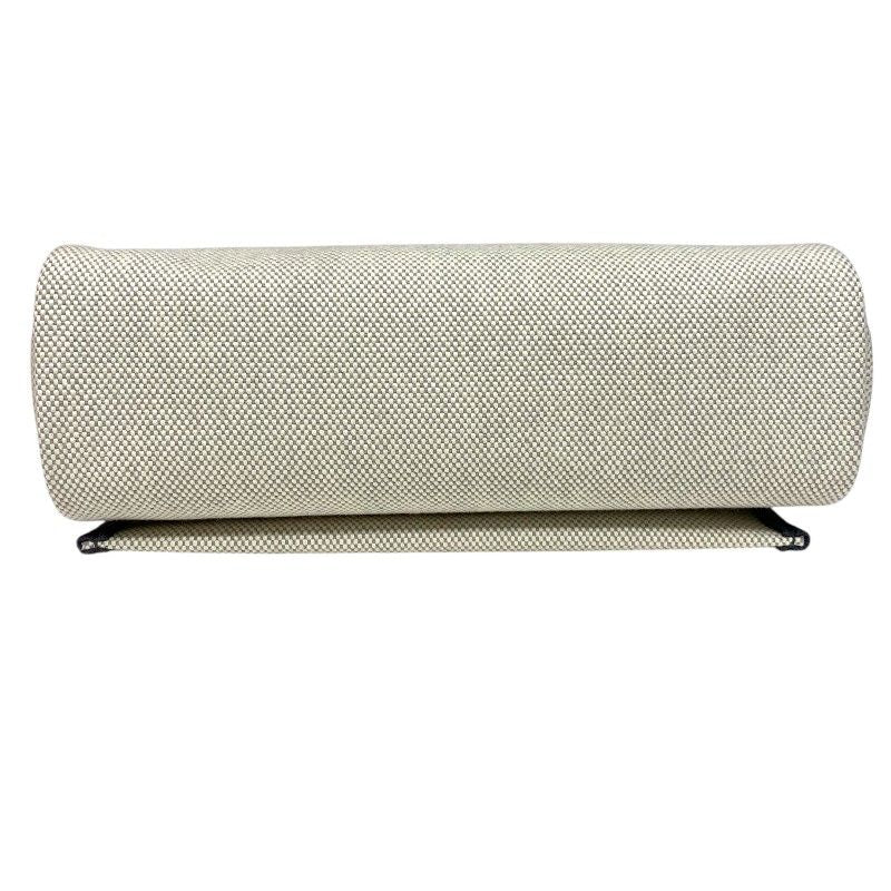 HERMES Émile Mini Zip Bag in Ecru Aldoise with Silver Hardware