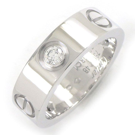Cartier Love Ring with 0.22ct Diamonds in K18 White Gold