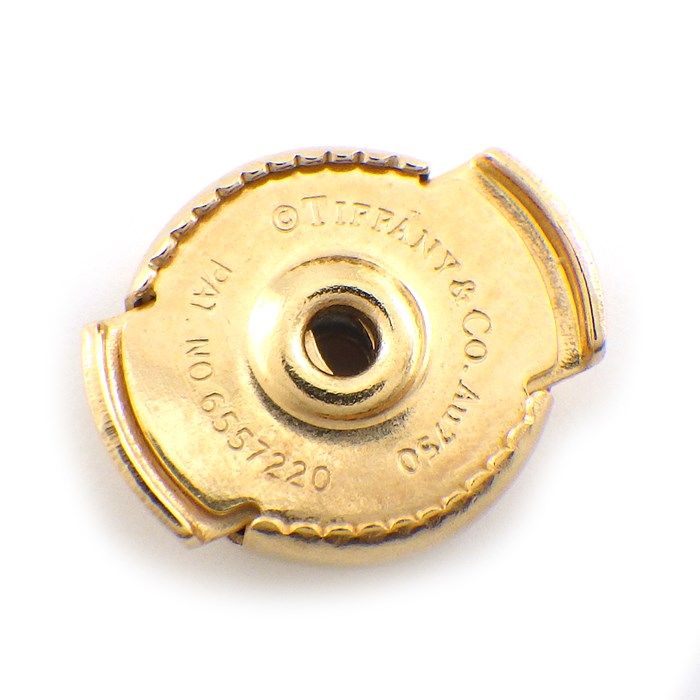 Tiffany & Co. Diamond Hoop Earrings in 18K Yellow Gold