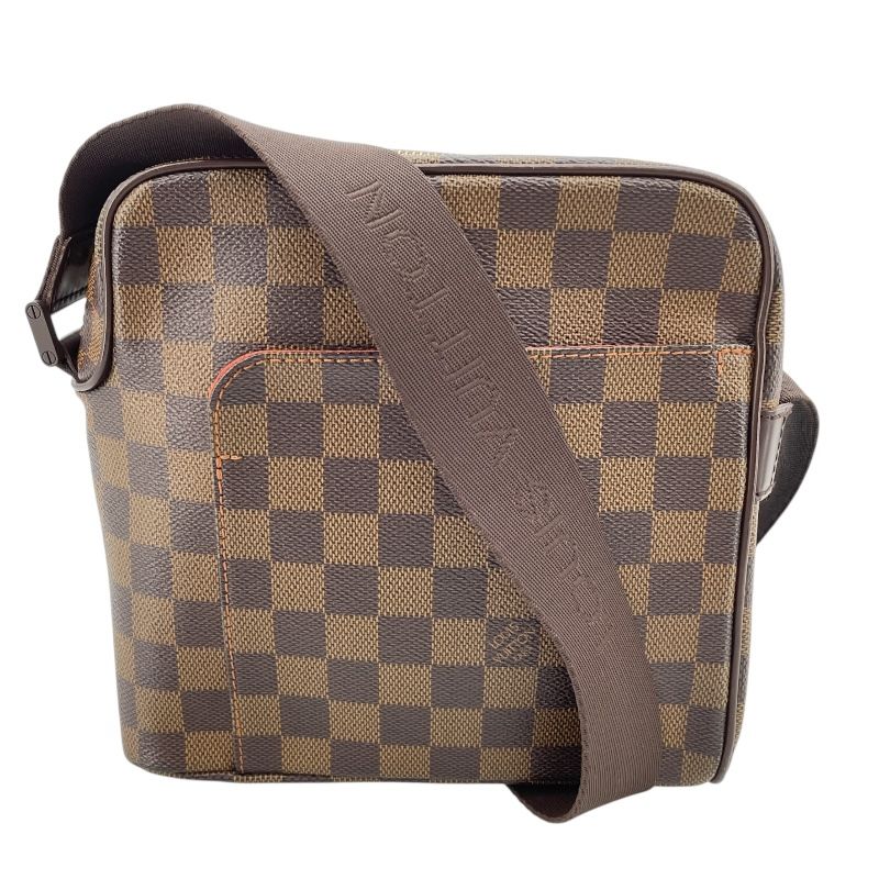 Louis Vuitton Olaf PM N41442 Brown Damier Canvas Unisex Shoulder Bag