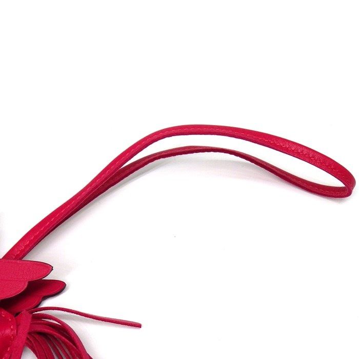 HERMES Rodeo Pegasus PM Bag Charm - 2023 Framboise Swift Leather