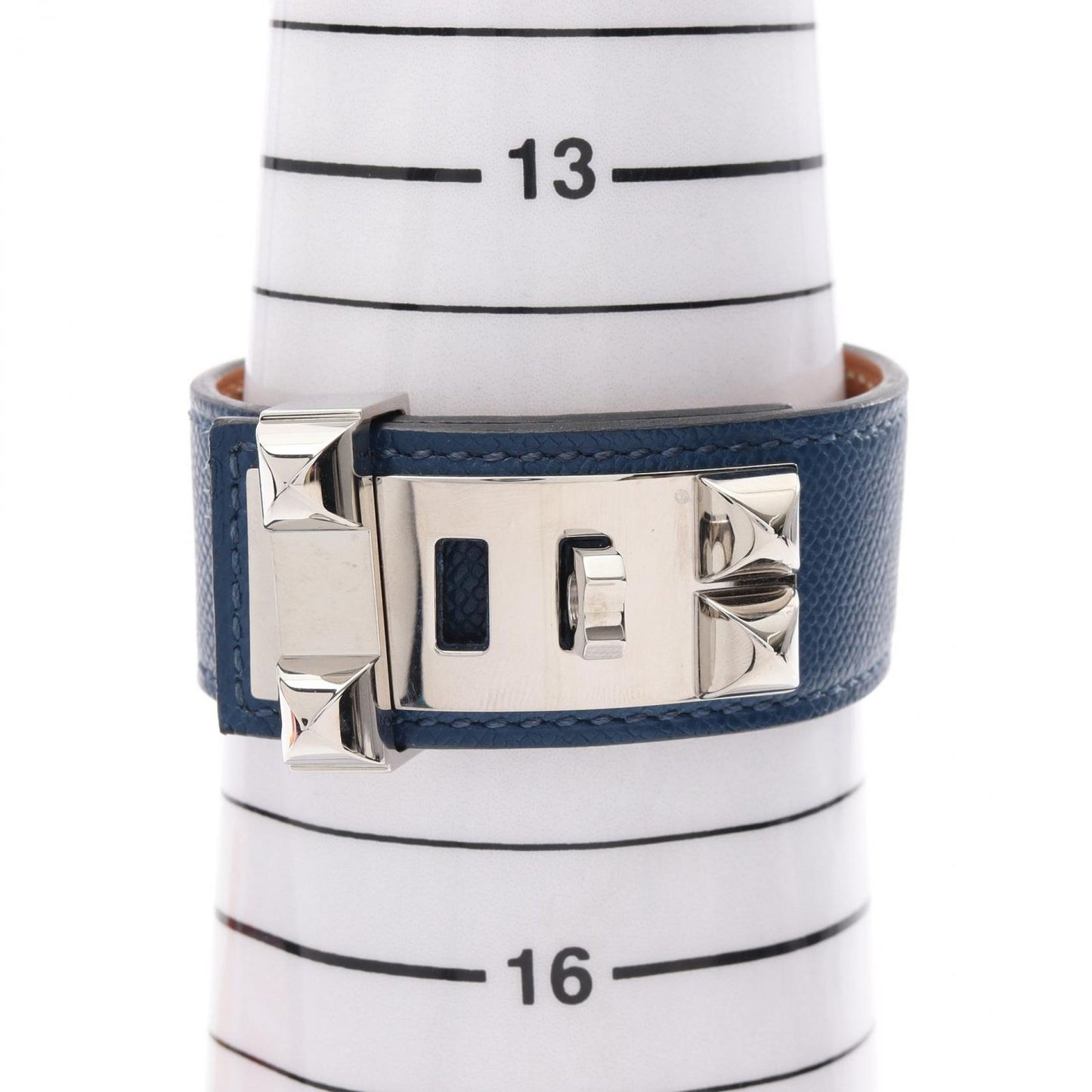 HERMES Collier de Chien Bracelet in Stainless Steel & Leather