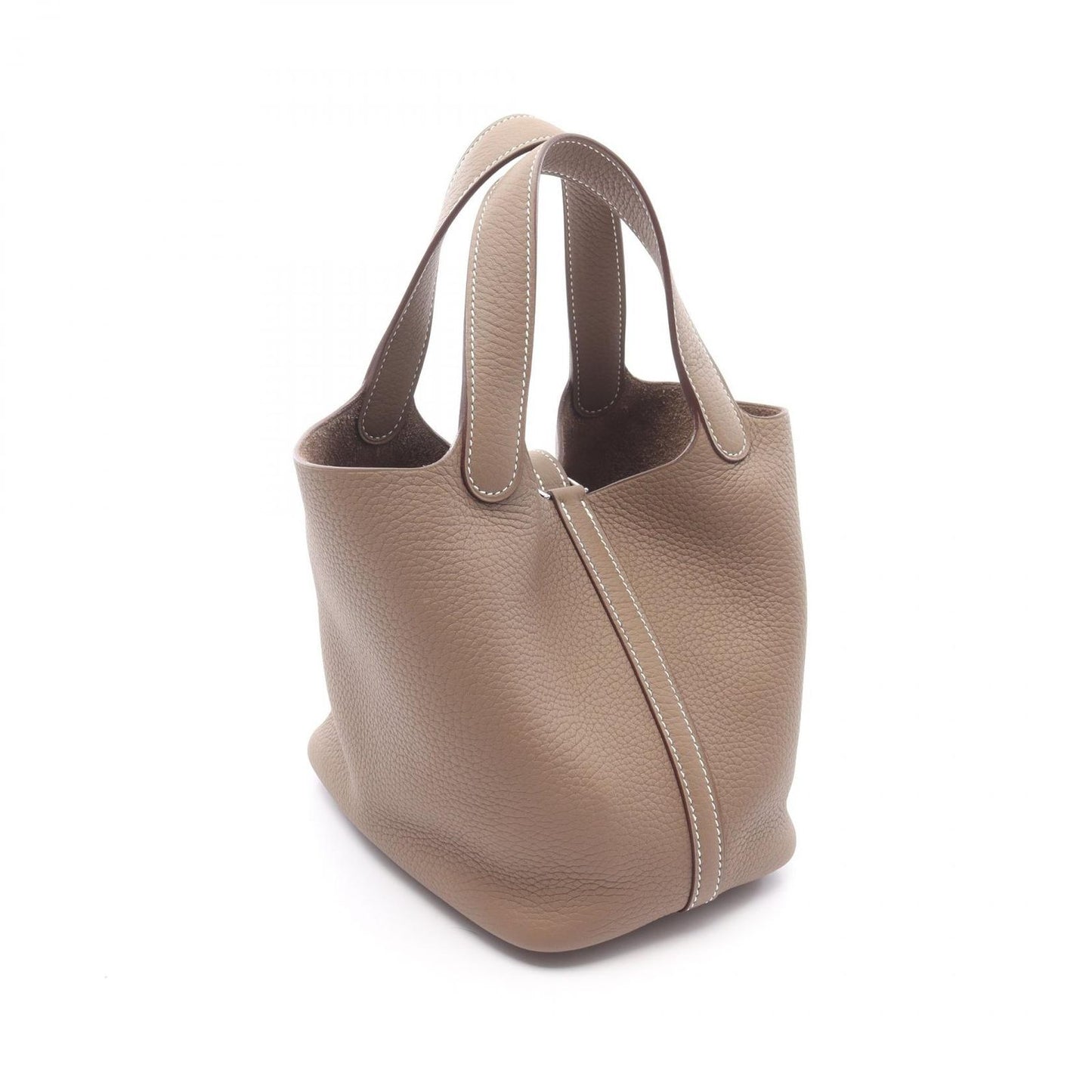 HERMES Picotin Lock PM Etoupe Handbag - Timeless Elegance