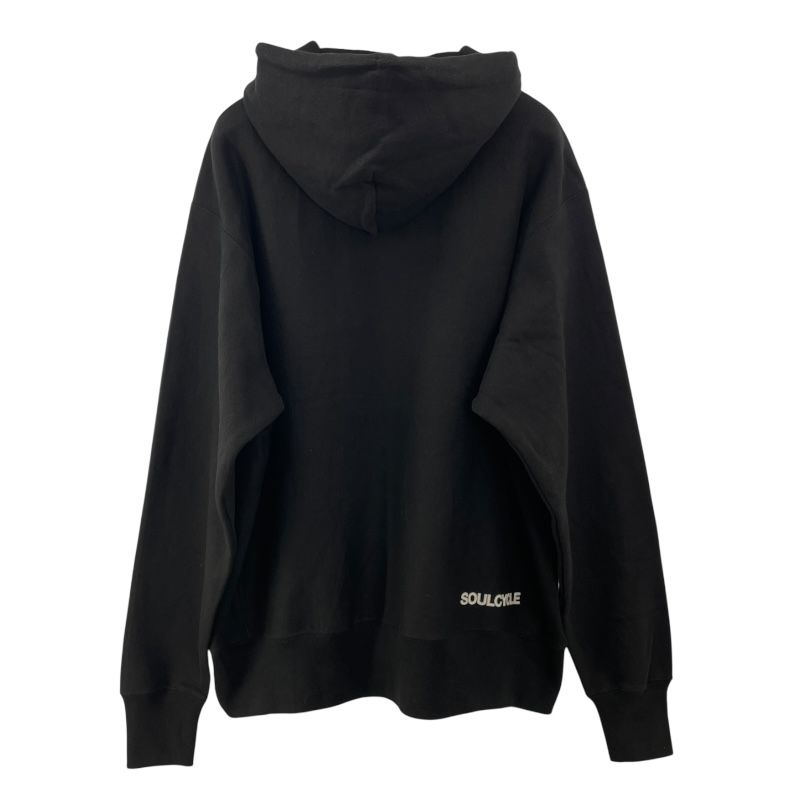 Champion Reverse Weave Embroidered Sweat Hoodie - Black Cotton