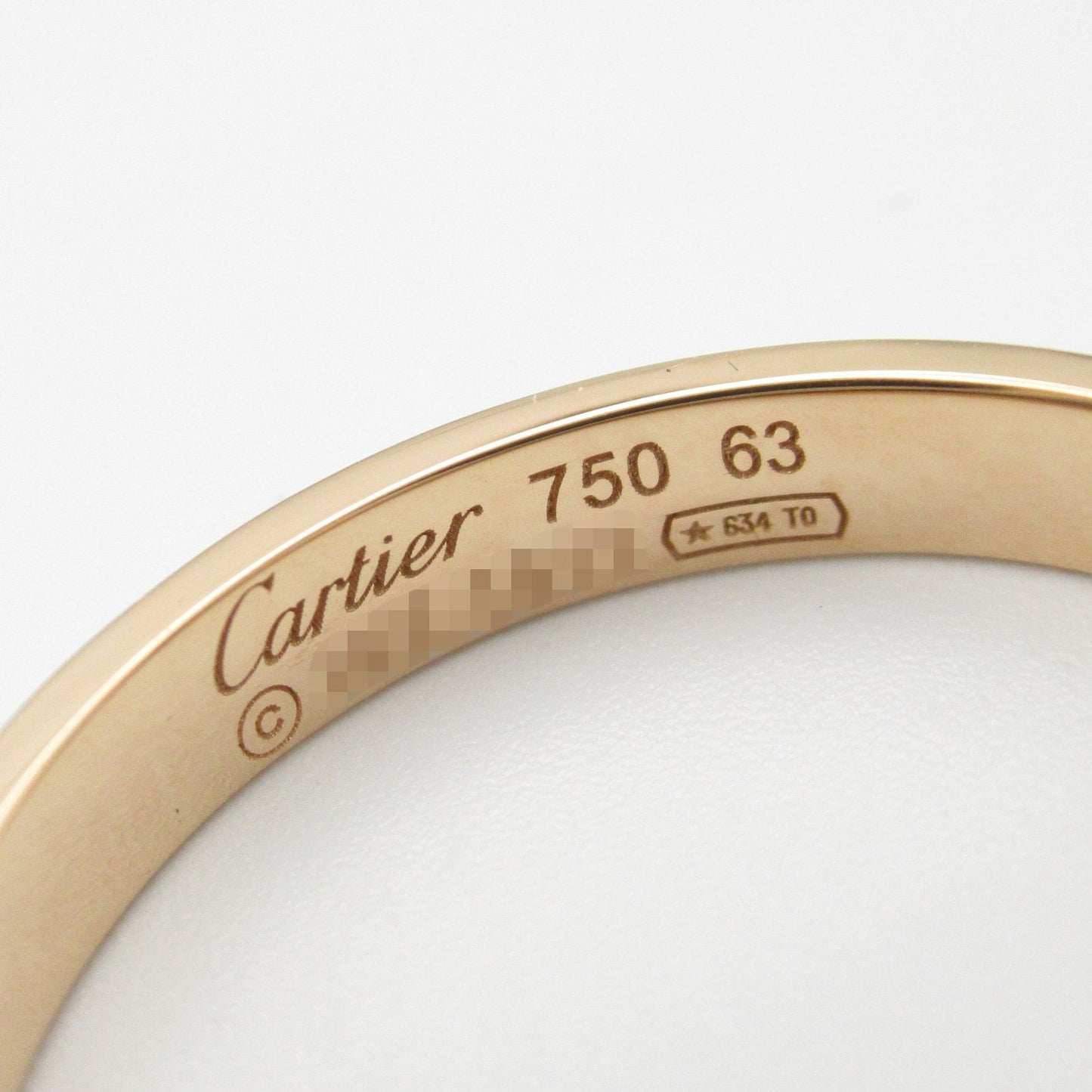 CARTIER Mini Love Ring in K18 Pink Gold - Timeless Elegance