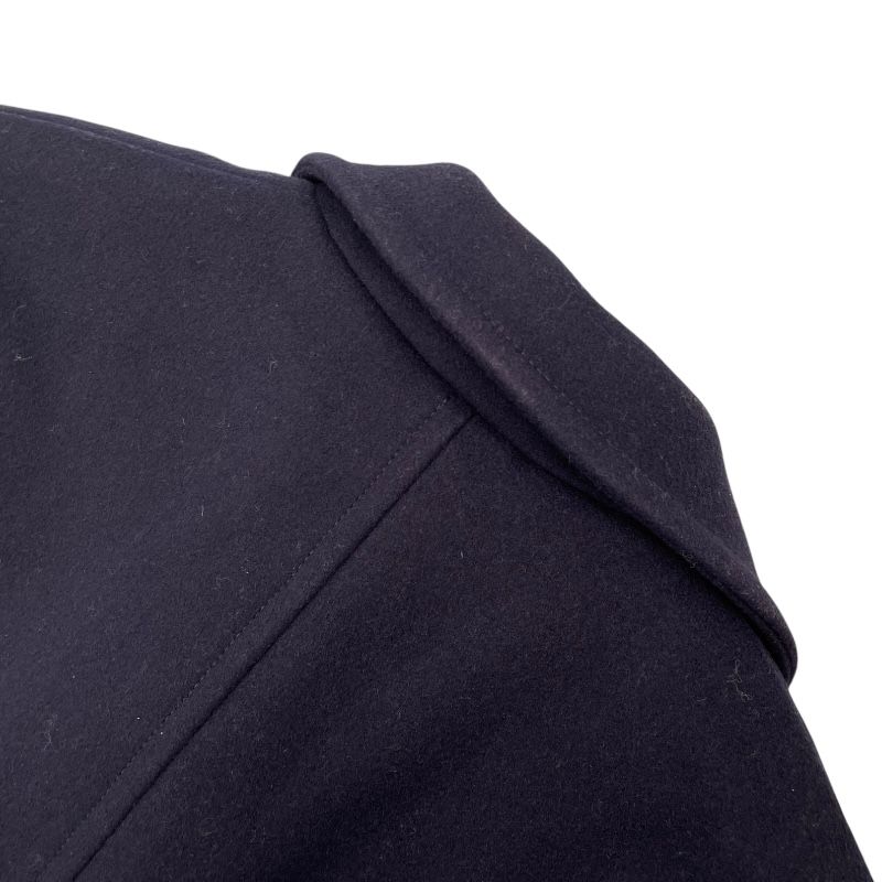 Louis Vuitton Navy Wool Cashmere Coat - Exquisite Craftsmanship