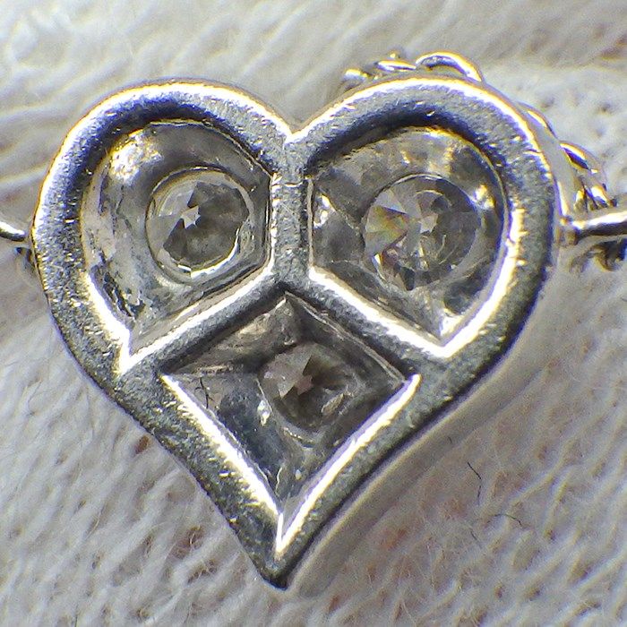 Tiffany & Co. Sentimental Heart Bracelet with Diamonds in Platinum