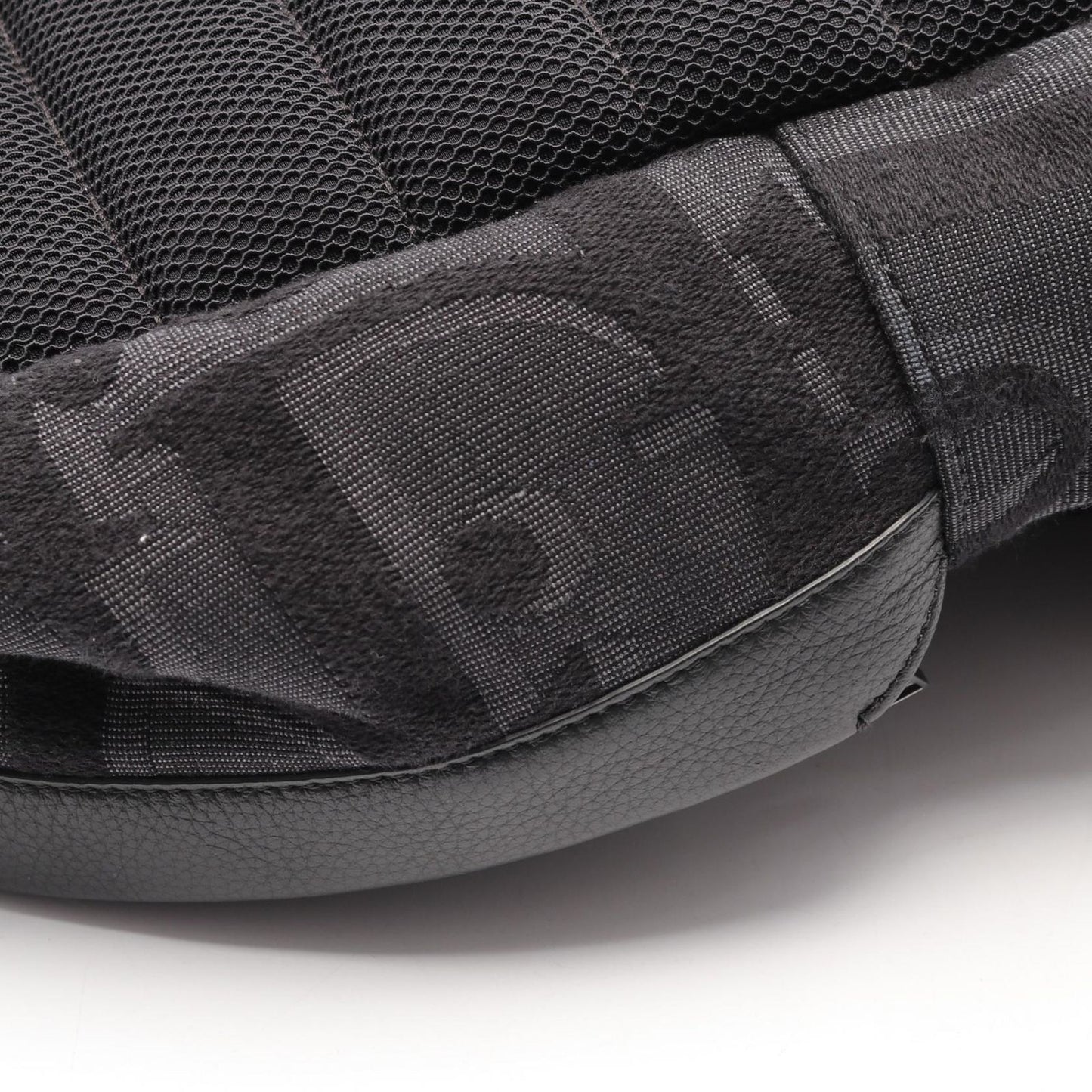 Dior Oblique Jacquard Black Canvas Leather Backpack