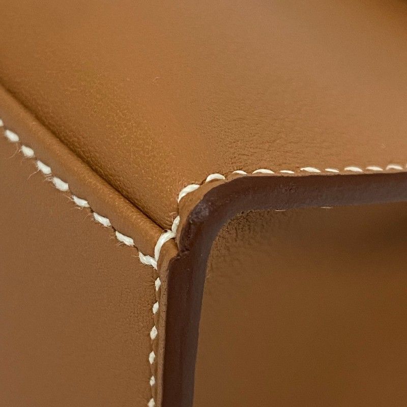 HERMES Kelly Pochette W Stamp (2024) - Gold with Silver Hardware