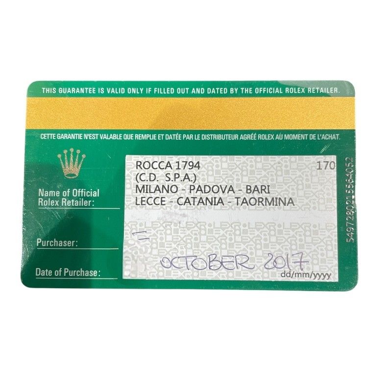 ROLEX Milgauss 116400GV Black Dial Automatic Men's Watch