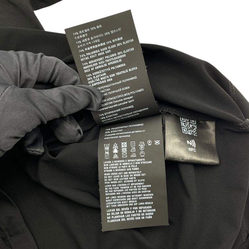 PRADA Triangle Logo Stretch Top - Black - Men's M