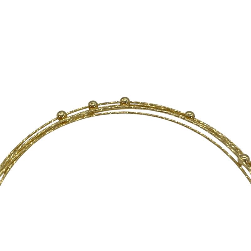 Exquisite K18YG Yellow Gold Design Bracelet for Women
