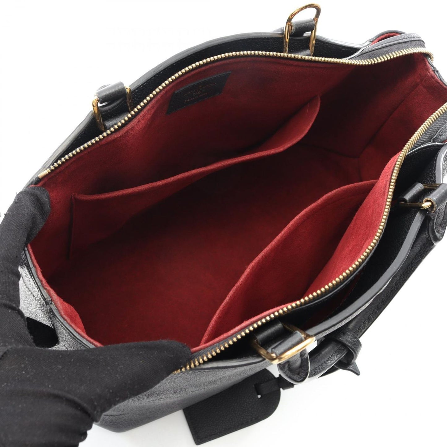 Louis Vuitton Petit Palais PM Monogram Empreinte Handbag - Noir