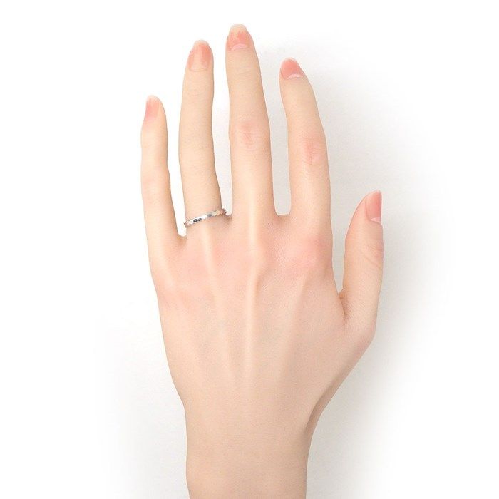 Chaumet Bee My Love Honeycomb Ring in 18K White Gold