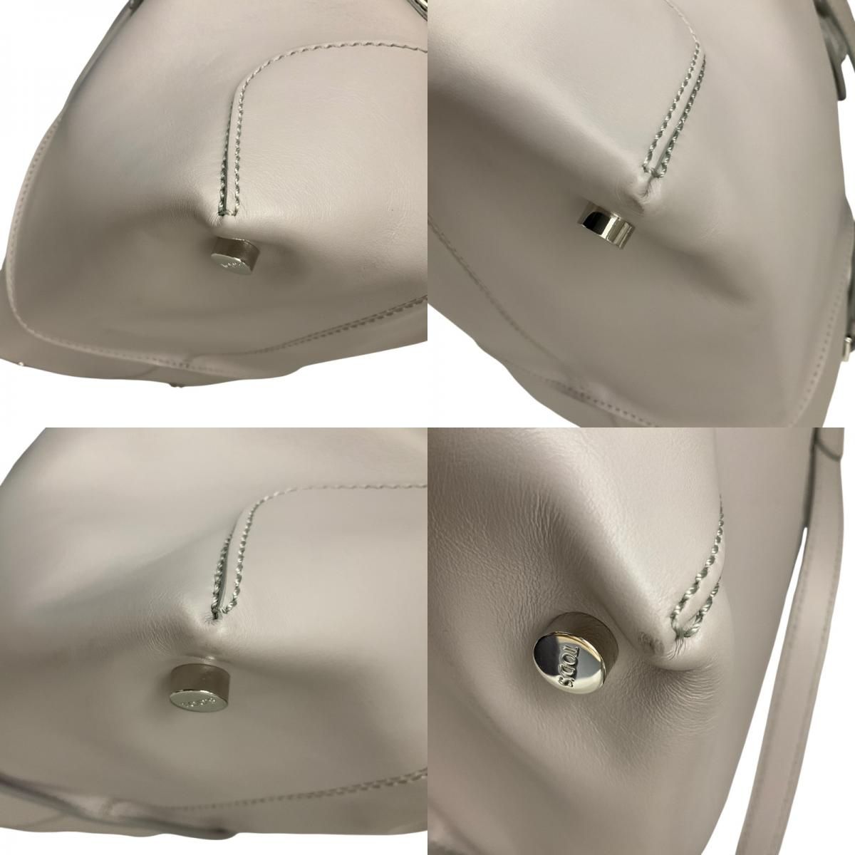 TOD’S D-Styling Bag in Grey Leather - Exquisite Craftsmanship