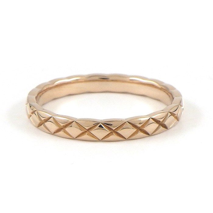 Chanel Coco Crush Mini Ring in K18 Beige Gold - Size 15