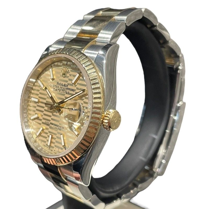 Rolex Datejust 36 Fluted Gold & Stainless Steel Automatic Watch
