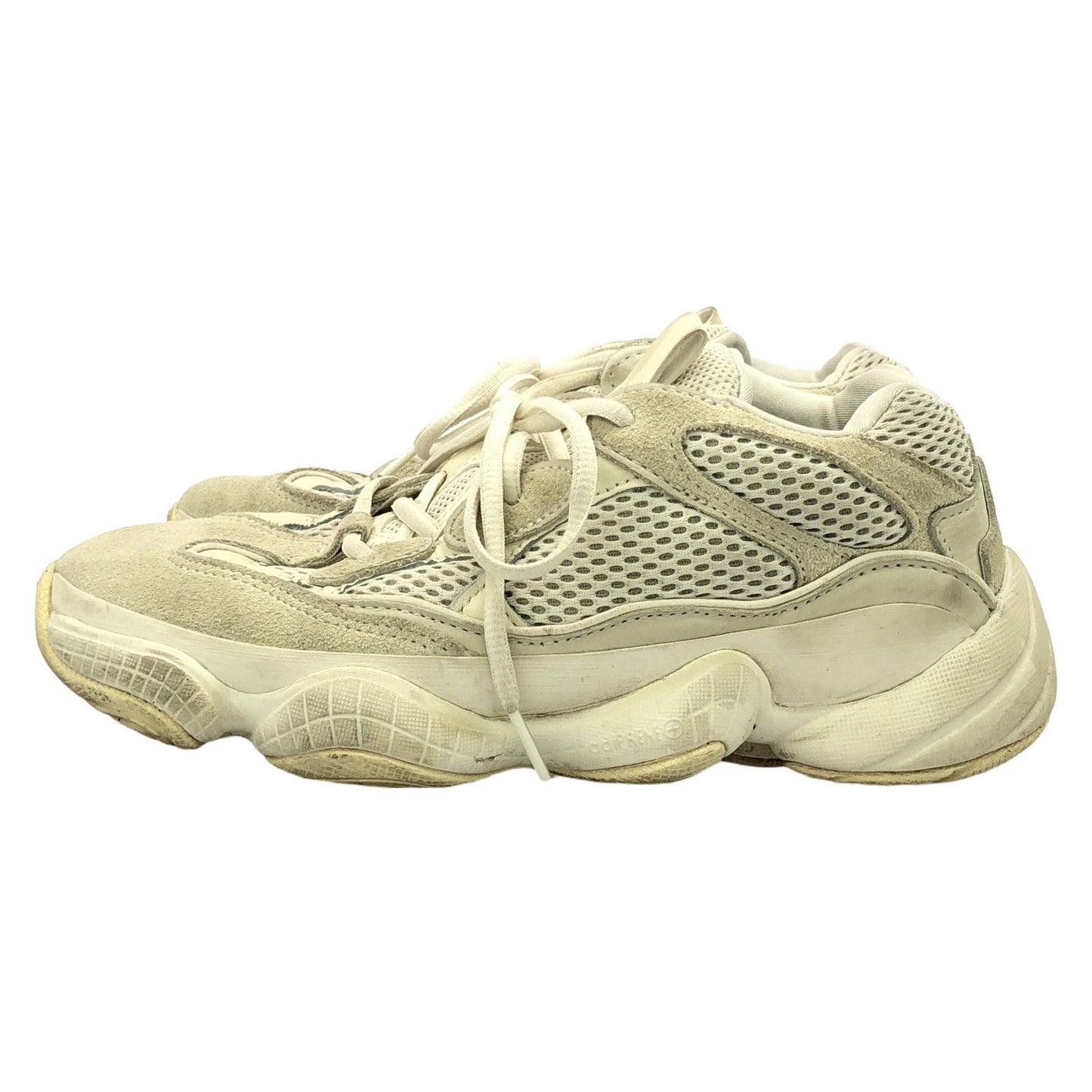 adidas YEEZY Off-White Fabric Sneakers - Exclusive Women's Edition