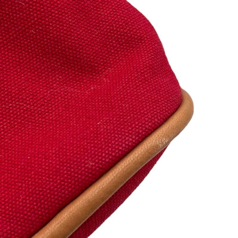 HERMES Bolide Pouch 20 in Red - Exquisite Luxury Accessory