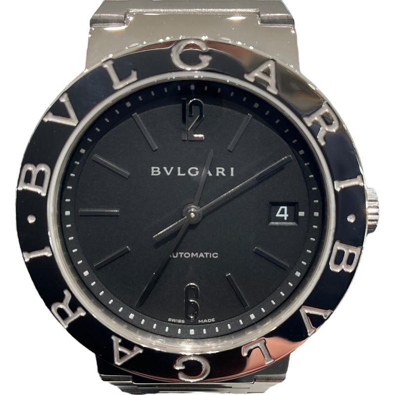 BVLGARI BVLGARI BB38SSAUTO Black Stainless Steel Men's Watch