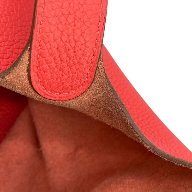 HERMES Picotin Lock MM in Rose Jaipur with Silver Hardware